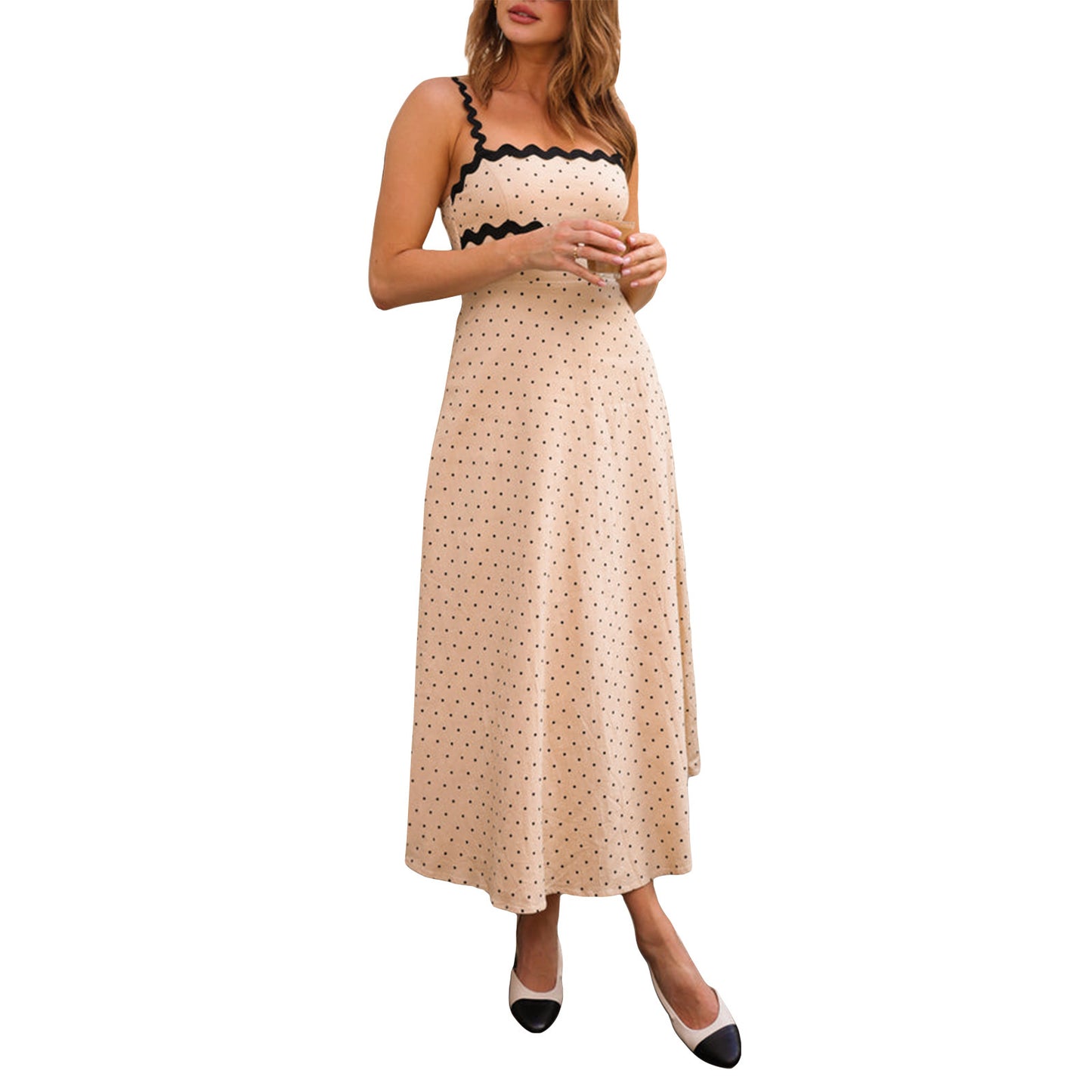 Robe à bretelles en dentelle – Femme – Style européen et américain