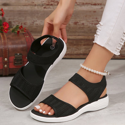 Sandales à plateforme grande taille à brides – style décontracté et tendance
