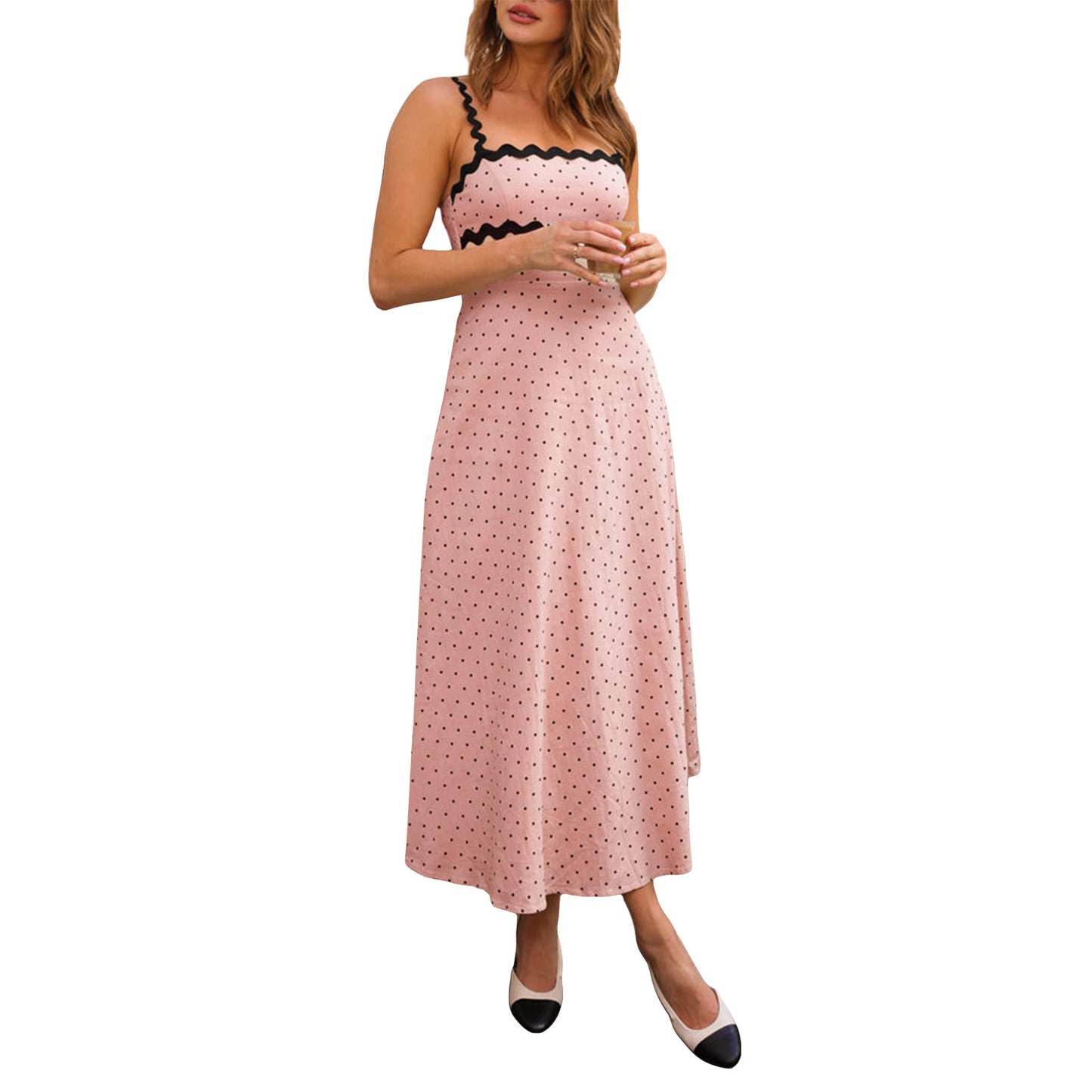 Robe à bretelles en dentelle – Femme – Style européen et américain
